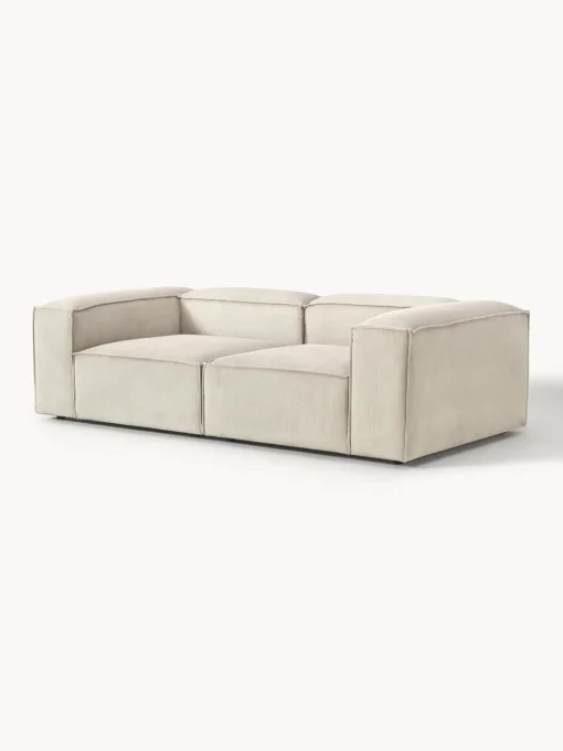 Westwing Collection Sofá modular de pana Lennon (3 plazas)