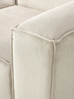 Westwing Collection Sofá modular de pana Lennon (3 plazas)