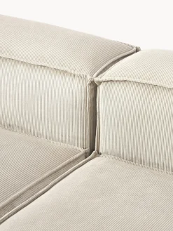 Westwing Collection Sofá modular de pana Lennon (3 plazas)