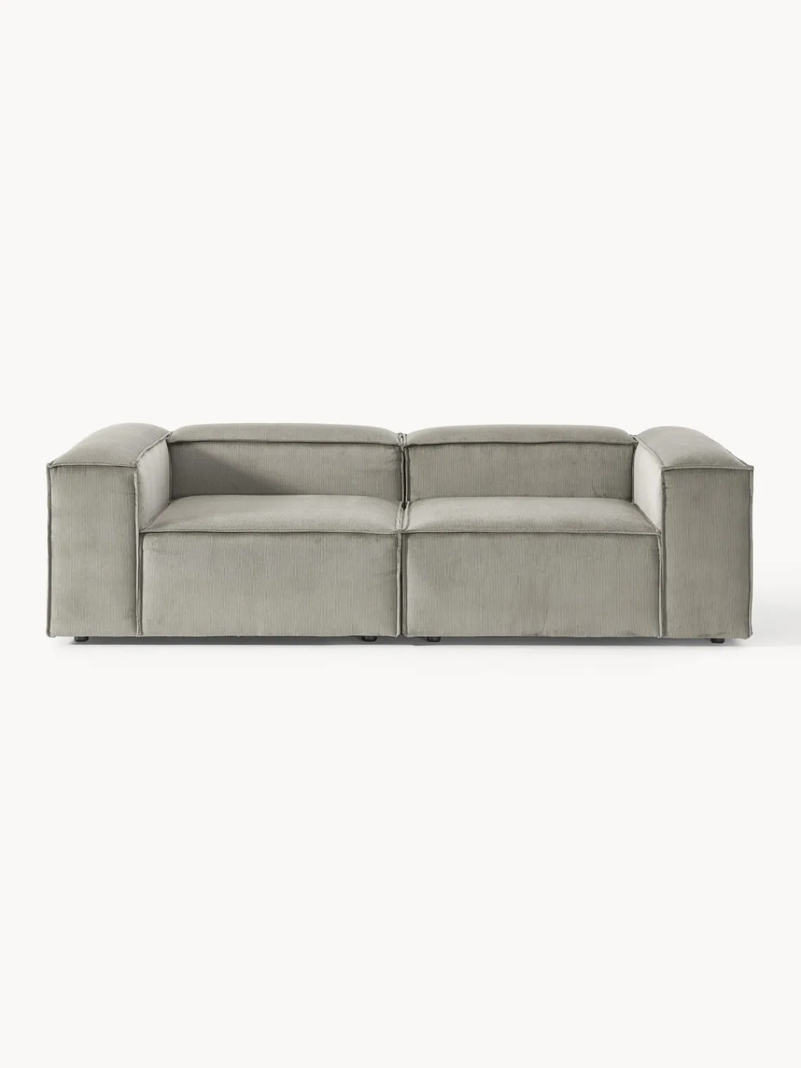 Westwing Collection Sofá modular de pana Lennon (3 plazas)