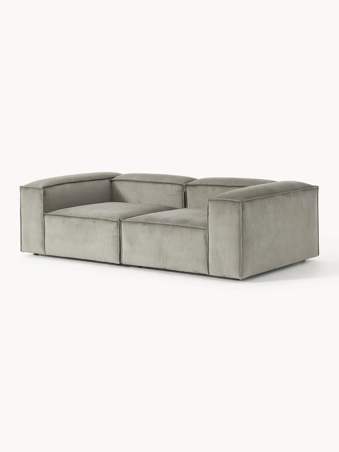 Westwing Collection Sofá modular de pana Lennon (3 plazas)
