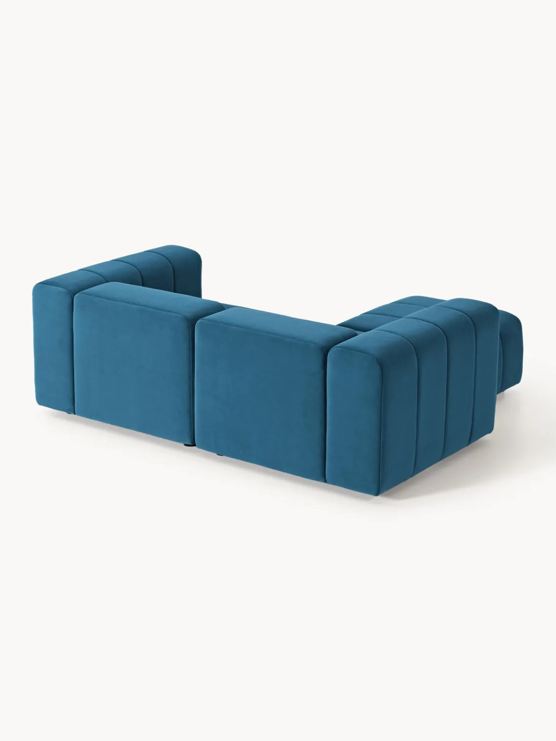 Westwing Collection Sofá modular de terciopelo con reposapiés Lena (3 plazas)^ Sofás Rinconeras|Sofás