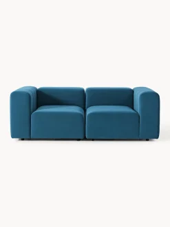 Westwing Collection Sofá modular de terciopelo Lena (3 plazas)