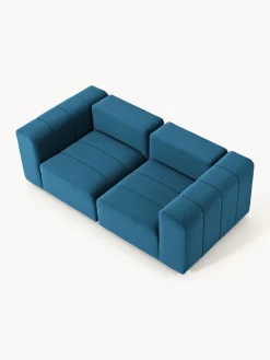Westwing Collection Sofá modular de terciopelo Lena (3 plazas)