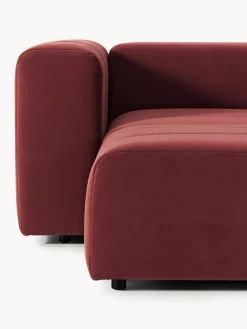 Westwing Collection Sofá modular de terciopelo con reposapiés Lena (4 plazas)^ Sofás Rinconeras|Sofás