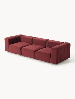 Westwing Collection Sofá modular de terciopelo con reposapiés Lena (3 plazas)^ Sofás 3 Plazas|Sofás