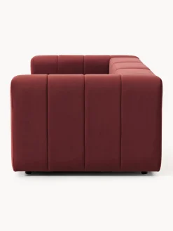 Westwing Collection Sofá modular de terciopelo con reposapiés Lena (3 plazas)^ Sofás 3 Plazas|Sofás