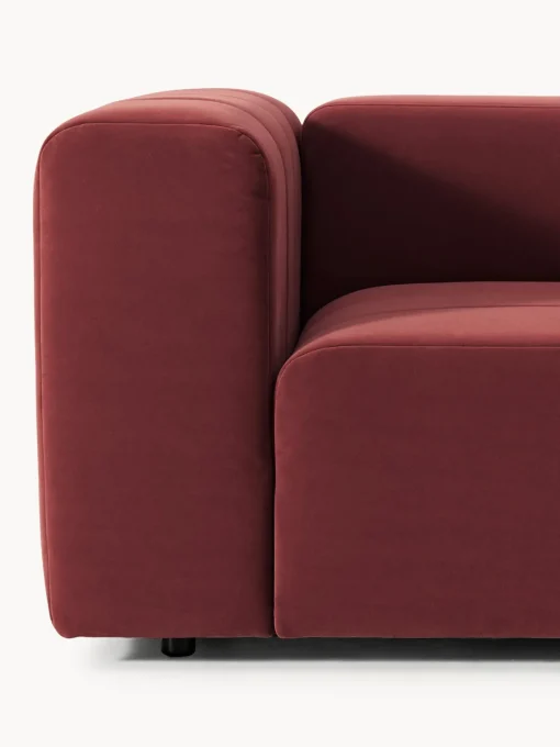 Westwing Collection Sofá modular de terciopelo con reposapiés Lena (3 plazas)^ Sofás 3 Plazas|Sofás