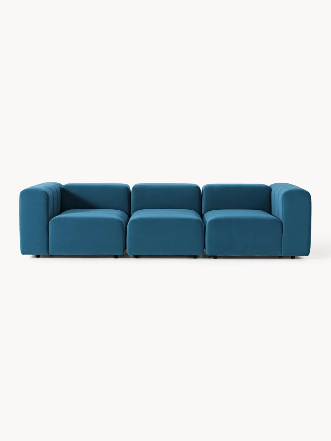 Westwing Collection Sofá modular de terciopelo Lena (4 plazas)^ Sofás 3 Plazas|Sofás