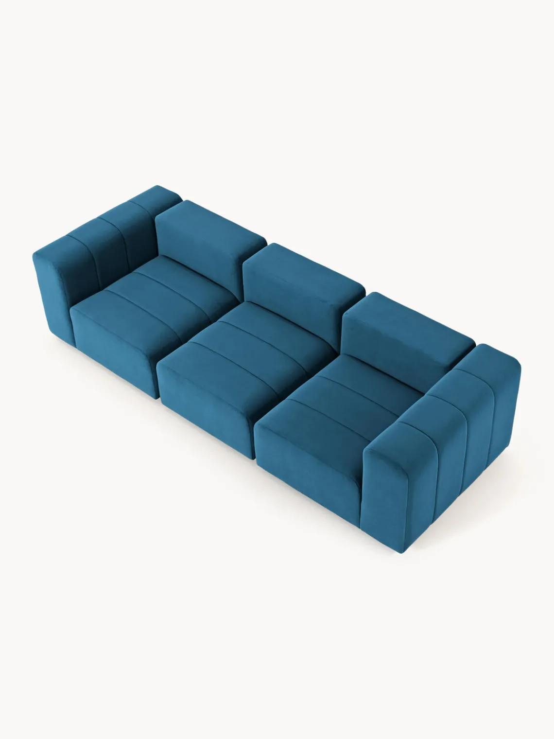 Westwing Collection Sofá modular de terciopelo Lena (4 plazas)^ Sofás 3 Plazas|Sofás