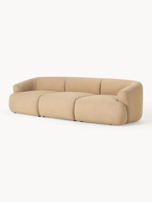 Westwing Collection Sofá modular en tejido bouclé Sofia (3 plazas)