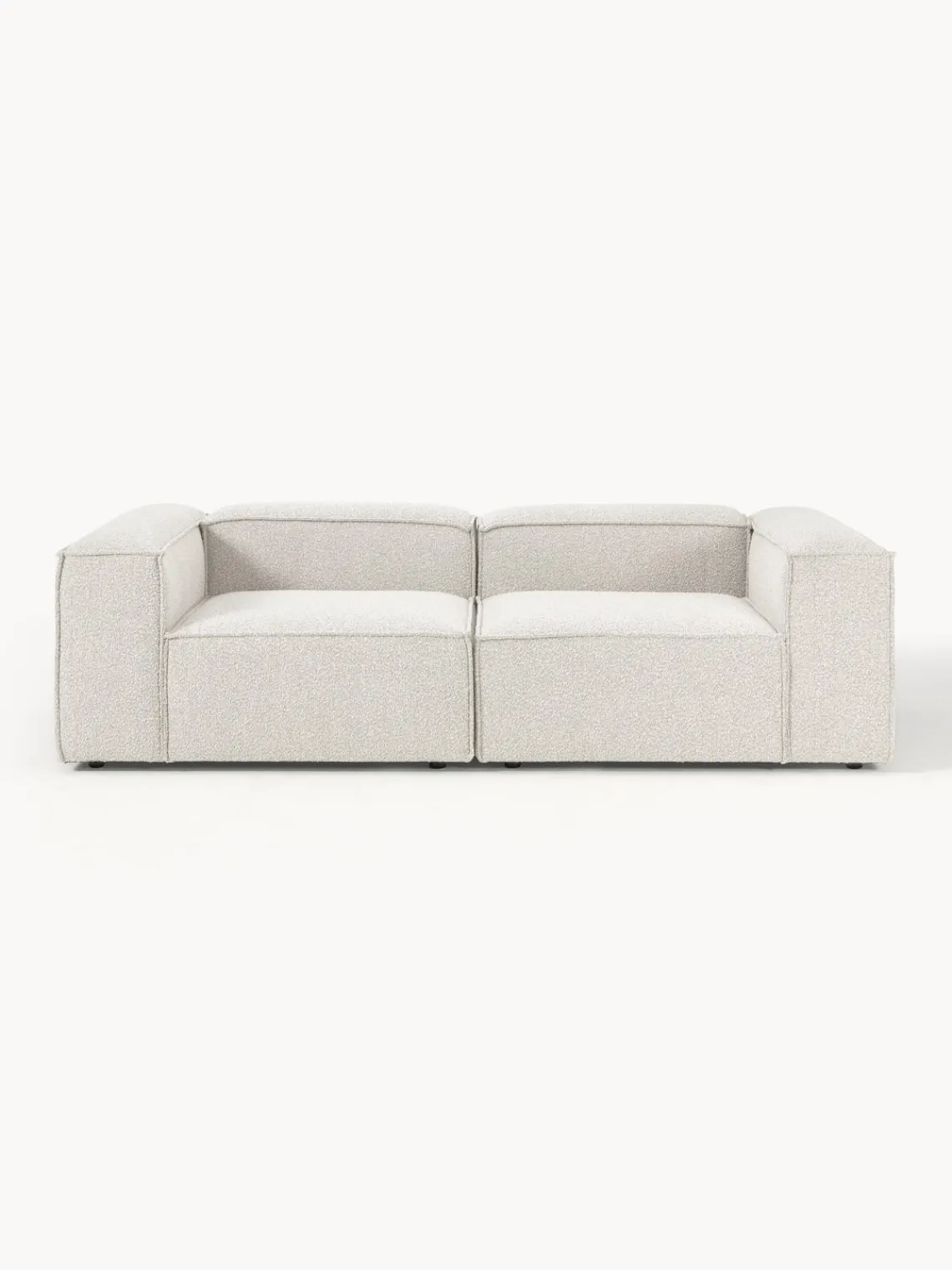 Westwing Collection Sofá modular en tejido bouclé Lennon (3 plazas)