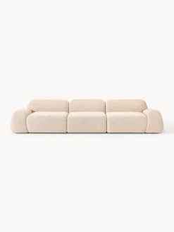 Westwing Collection Sofá modular en tejido bouclé Wolke (4 plazas)