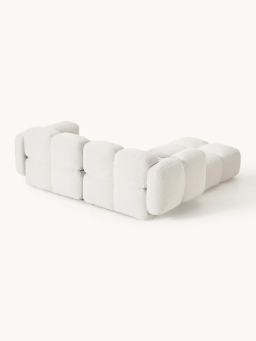 Westwing Collection Sofá modular en tejido bouclé con reposapiés Tayla (3 plazas)^ Sofás Rinconeras|Sofás