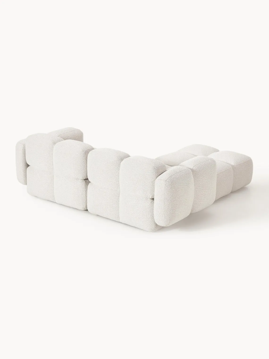 Westwing Collection Sofá modular en tejido bouclé con reposapiés Tayla (3 plazas)^ Sofás Rinconeras|Sofás