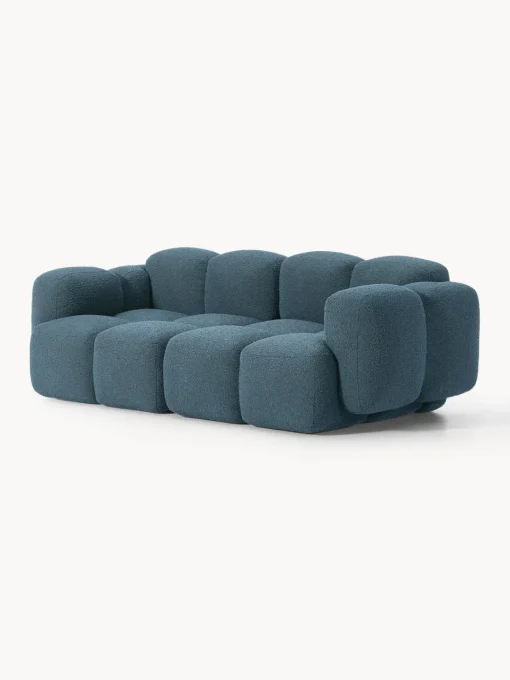 Westwing Collection Sofá modular en tejido bouclé Tayla (3 plazas)