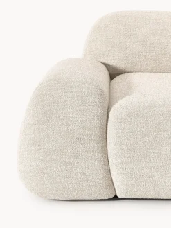 Westwing Collection Sofá modular en tejido bouclé Wolke (3 plazas)