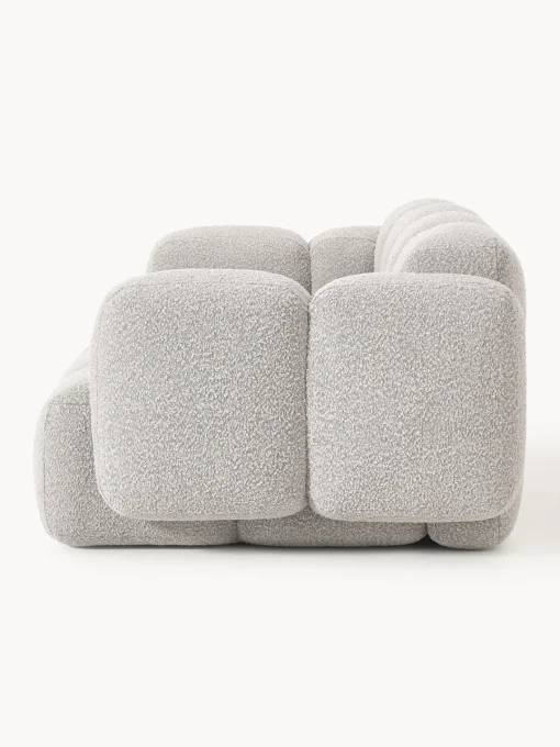 Westwing Collection Sofá modular en tejido bouclé Tayla (3 plazas)