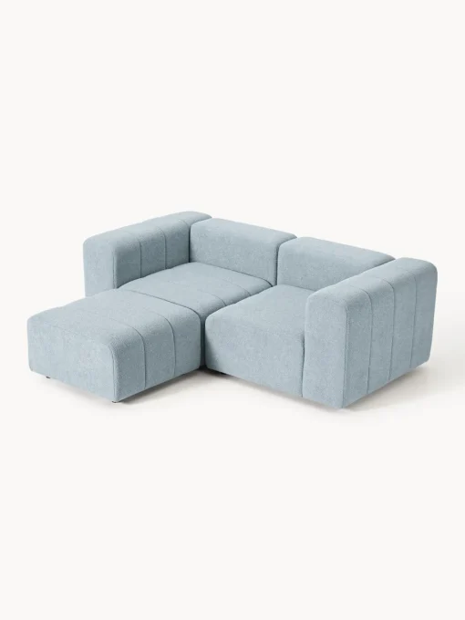 Westwing Collection Sofá modular en tejido bouclé Lena (3 plazas), con reposapiés^ Sofás Rinconeras|Sofás