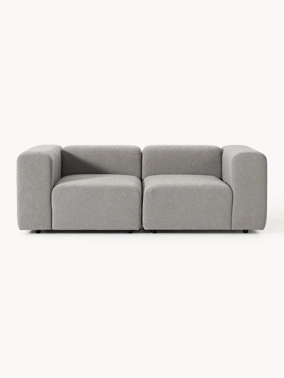 Westwing Collection Sofá modular en tejido bouclé Lena (3 plazas)