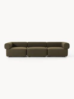 Westwing Collection Sofá modular en tejido bouclé Anton (4 plazas)