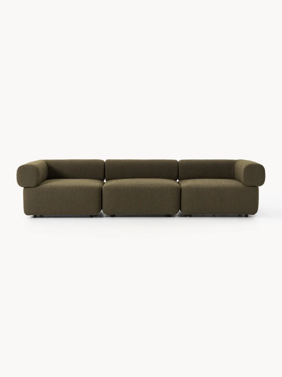 Westwing Collection Sofá modular en tejido bouclé Anton (4 plazas)
