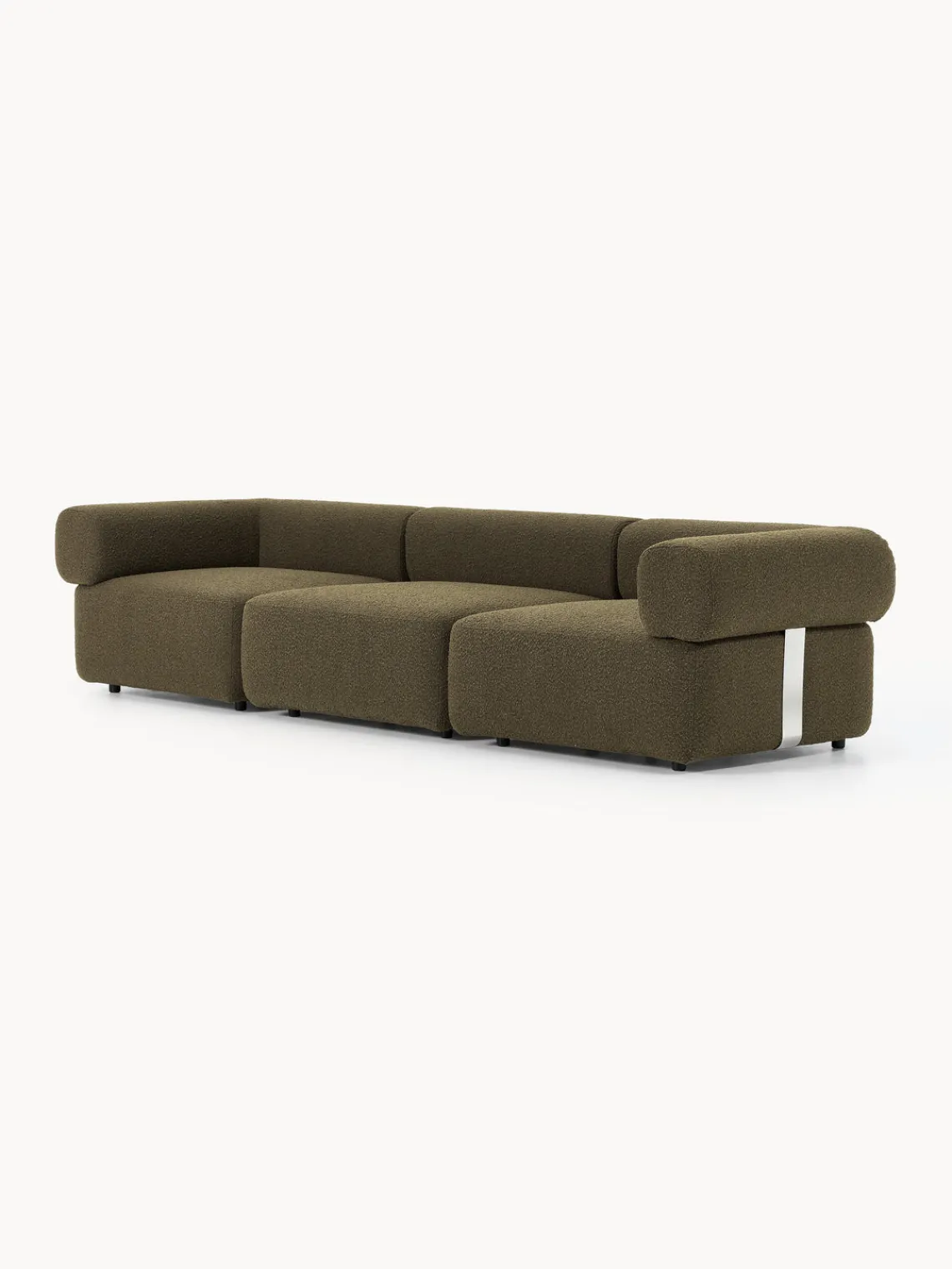 Westwing Collection Sofá modular en tejido bouclé Anton (4 plazas)