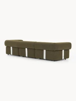 Westwing Collection Sofá modular en tejido bouclé Anton (4 plazas)