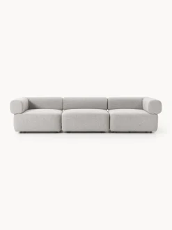 Westwing Collection Sofá modular en tejido bouclé Anton (4 plazas)