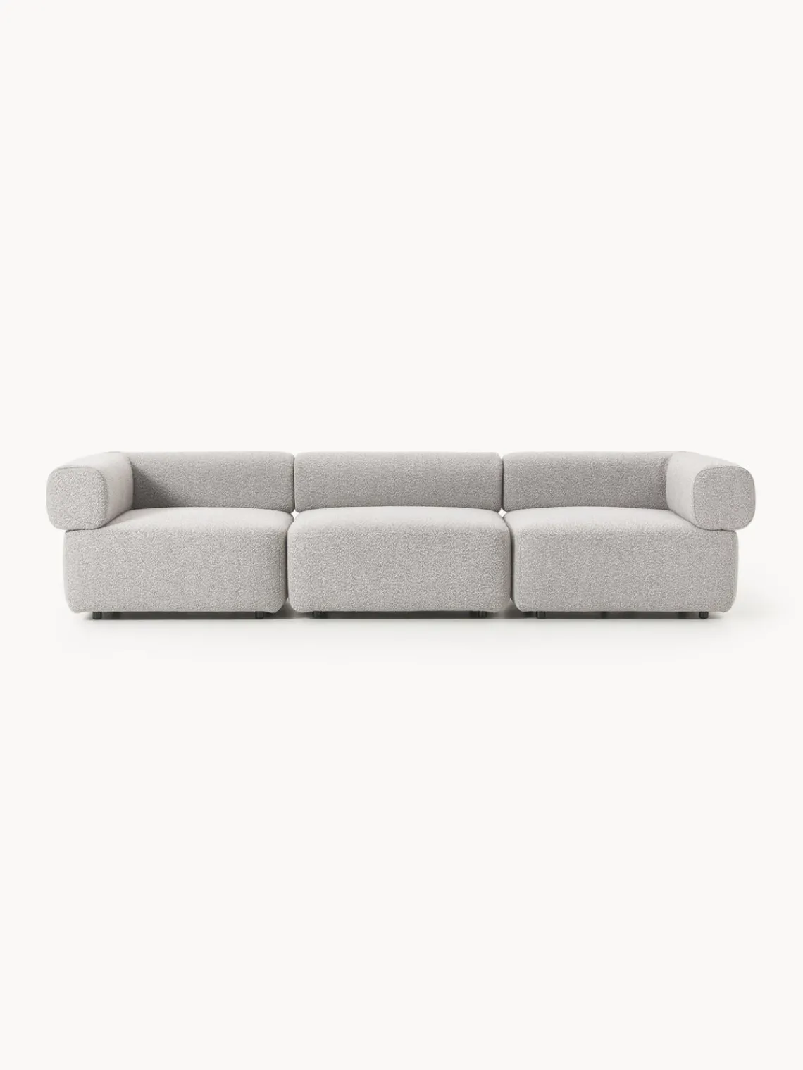 Westwing Collection Sofá modular en tejido bouclé Anton (4 plazas)