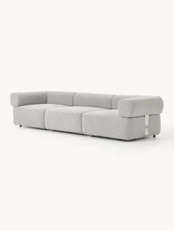 Westwing Collection Sofá modular en tejido bouclé Anton (4 plazas)