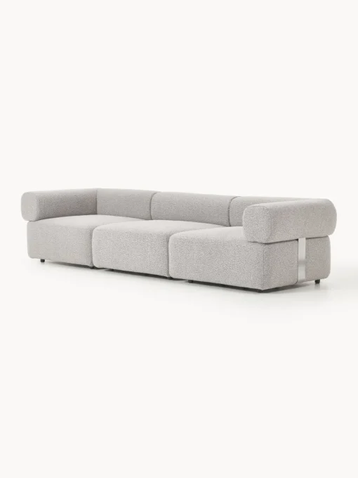 Westwing Collection Sofá modular en tejido bouclé Anton (4 plazas)