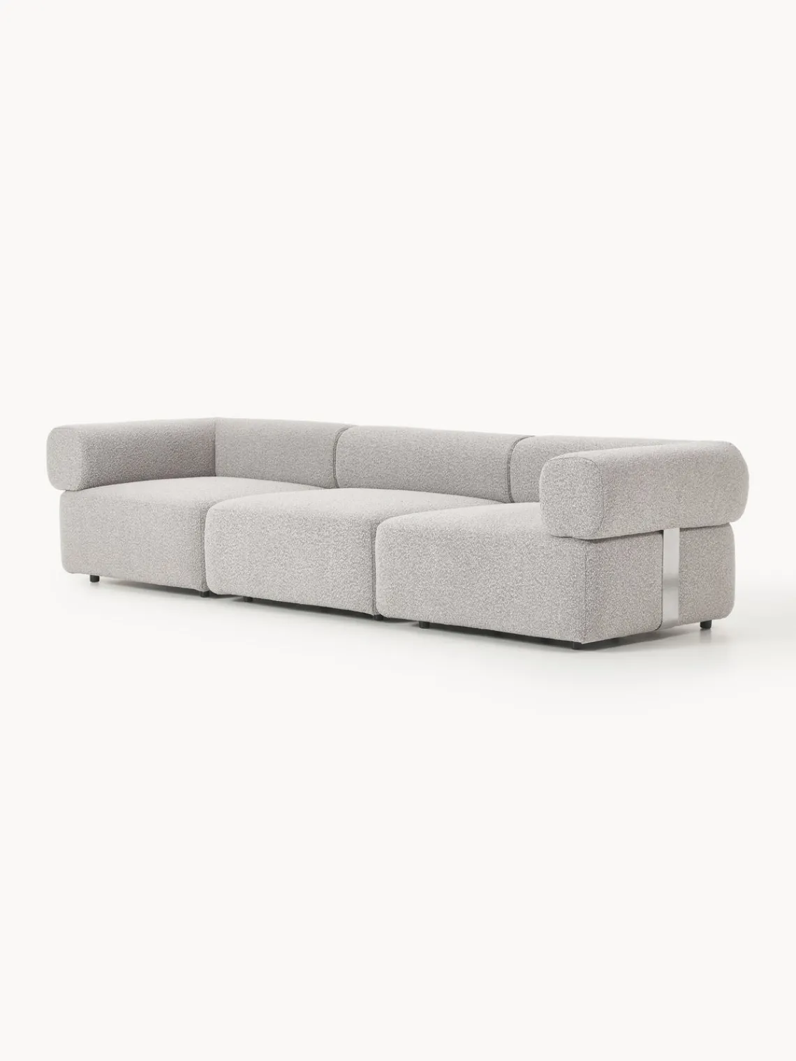 Westwing Collection Sofá modular en tejido bouclé Anton (4 plazas)