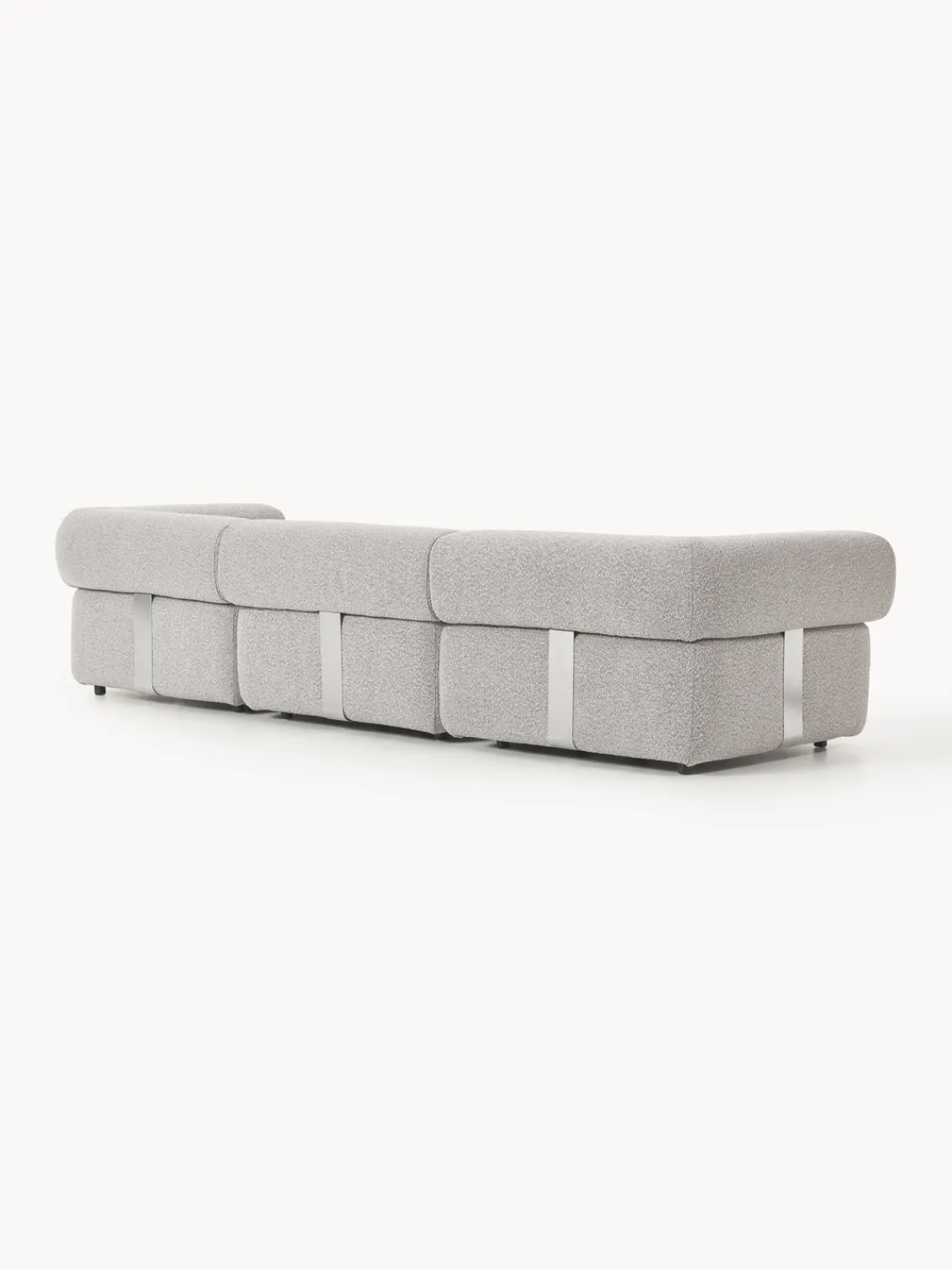 Westwing Collection Sofá modular en tejido bouclé Anton (4 plazas)