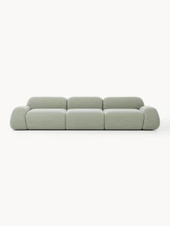 Westwing Collection Sofá modular en tejido bouclé Wolke (4 plazas)