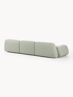 Westwing Collection Sofá modular en tejido bouclé Wolke (4 plazas)
