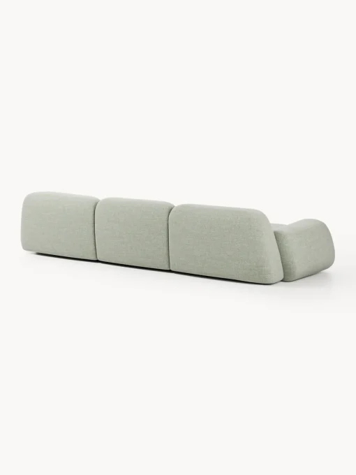 Westwing Collection Sofá modular en tejido bouclé Wolke (4 plazas)