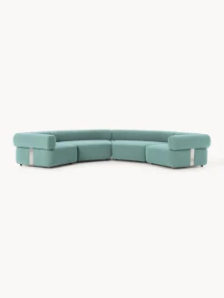 Westwing Collection Sofá modular grande en tejido bouclé Anton