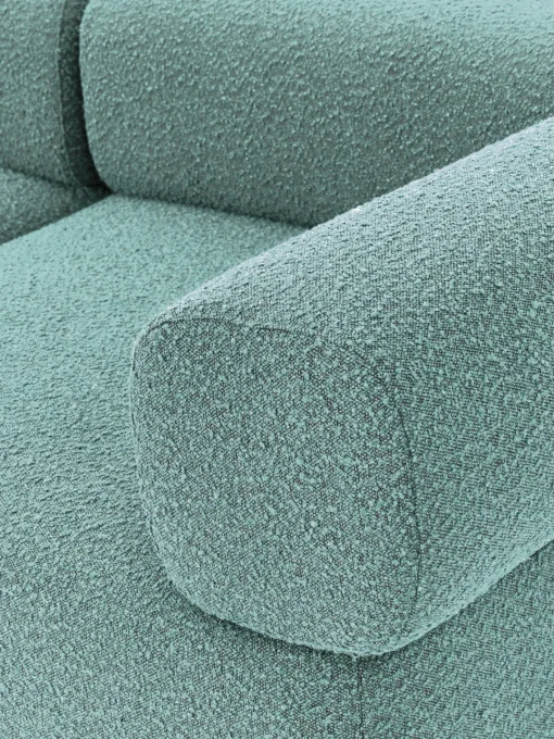 Westwing Collection Sofá modular grande en tejido bouclé Anton