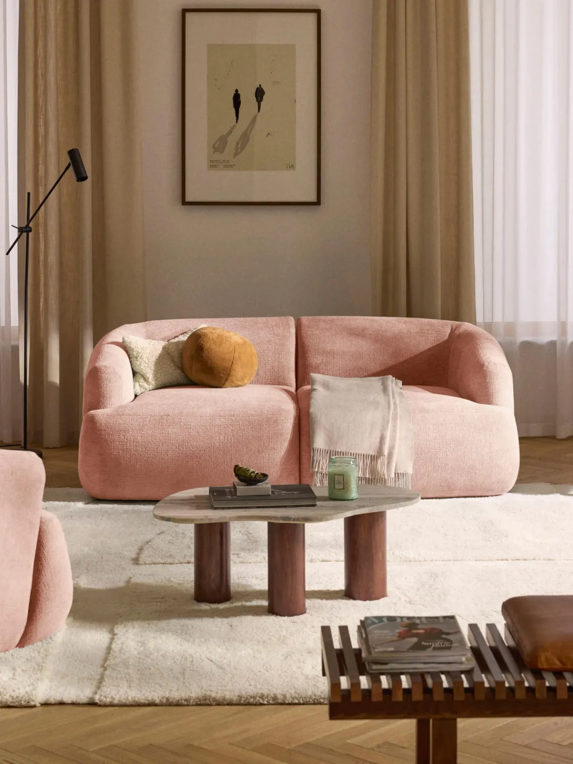 Westwing Collection Sofá modular Sofia (2 plazas)