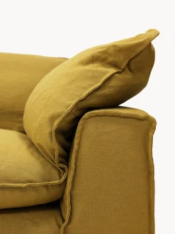 HKLIVING Sofá Nomad: 305 cm - lino, (4 plazas)^ Sofás 3 Plazas|Sofás