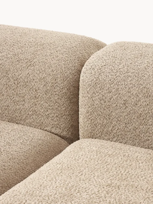 Westwing Collection Sofá rinconera de borreguillo bouclé Natalie^ Sofás Rinconeras|Sofás