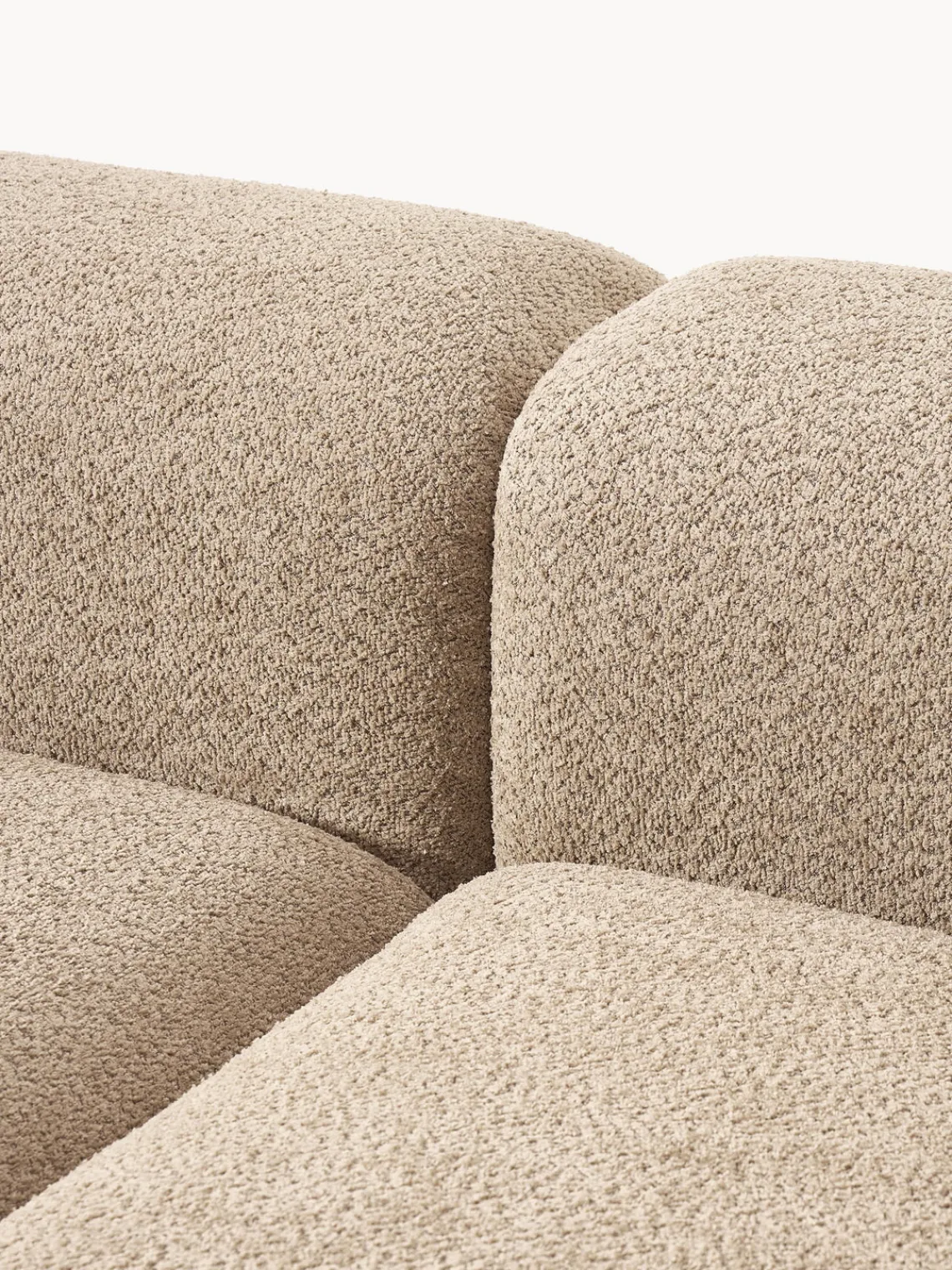 Westwing Collection Sofá rinconera de borreguillo bouclé Natalie^ Sofás Rinconeras|Sofás