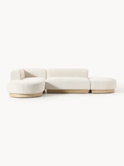 Westwing Collection Sofá rinconera de borreguillo bouclé Natalie^ Sofás Rinconeras|Sofás