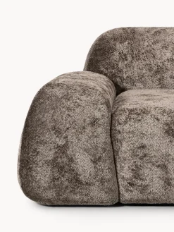 Westwing Collection Sofá rinconera de borreguillo bouclé artesanal Wolke (4 plazas)^ Sofás Rinconeras|Sofás
