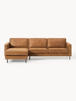 Westwing Collection Sofá rinconera de cuero reciclado Hunter^ Sofás Rinconeras|Sofás