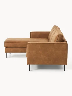 Westwing Collection Sofá rinconera de cuero reciclado Hunter^ Sofás Rinconeras|Sofás