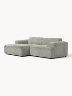 Westwing Collection Sofá rinconera de pana Melva (3 plazas)^ Sofás Rinconeras|Sofás