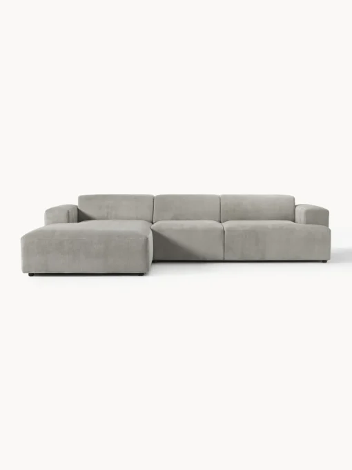 Westwing Collection Sofá rinconera de pana Melva (4 plazas)^ Sofás Rinconeras|Sofás