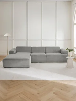 Westwing Collection Sofá rinconera de pana Melva (4 plazas)^ Sofás Rinconeras|Sofás